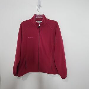 Columbia Women's Fuchsia Colored Zip Up Fleece Jacket